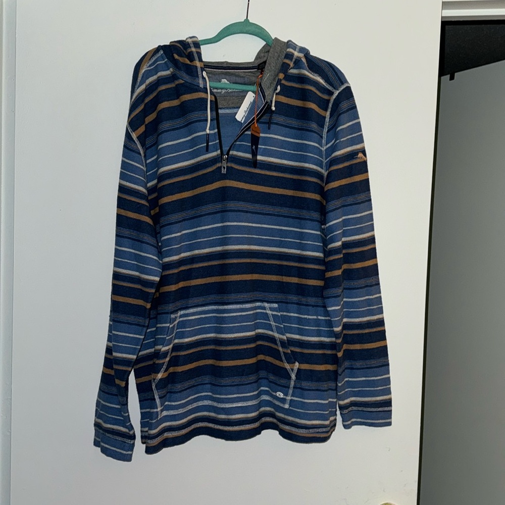 Tommy Bahama quarter zip hoodie. brand new with tags XXL